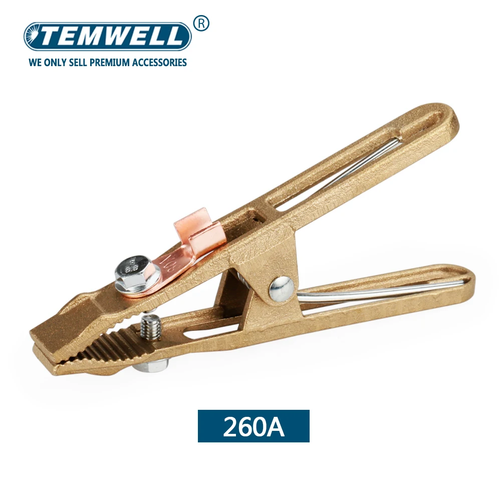 400A Ground Clamp Heavy Duty Earth Clamp for Welding/Cutting/Electrical Transaction Cable Holder Full Copper Body