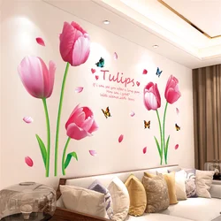 Bedside Living Room Background Wall Stickers Bedroom Room Wall Decor Stickers Wallpaper Self-adhesive Stickers Home Decoration
