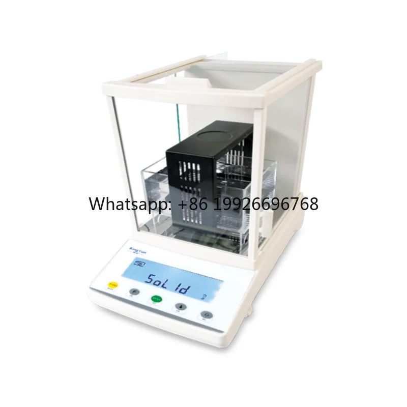 JA203M-S 210g 0.001g Solid Density Balance Color Aluminum Shell with Density Reference Set Optional Interface