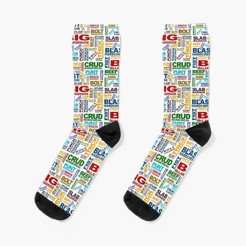 Dave Ryder Names Socks loose FASHION Socks Girl Men's