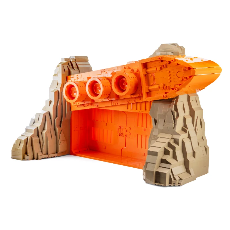 Getransformeerd speelgoed NEWAGE Kleine proportionele vervorming NA Scène SETD Ark Base + H27H OP-kolomactiepop