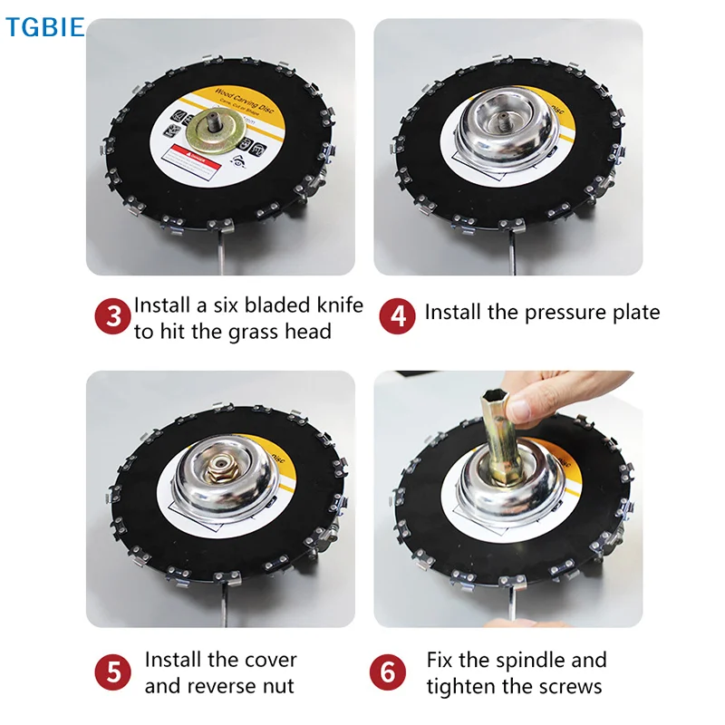 

[TL][TL] 1 шт. Мощная насадка для газонокосилки с 16/20 зубьями, универсальные пильные лезвия для деревьев