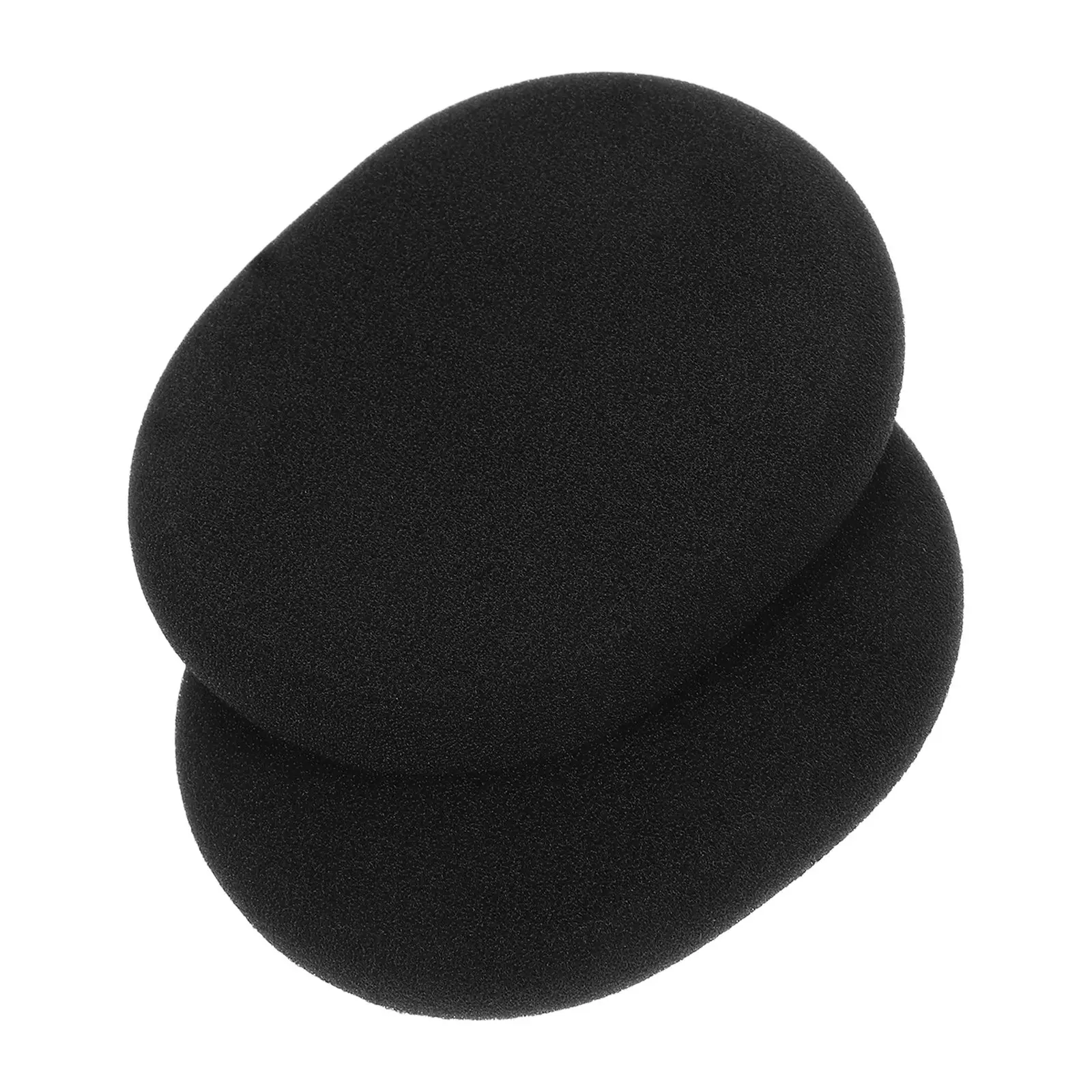 

2 Pcs Headset Earphone Case Replacement Cover Headphone Caps Sponge Covers Black Pads for Headphones