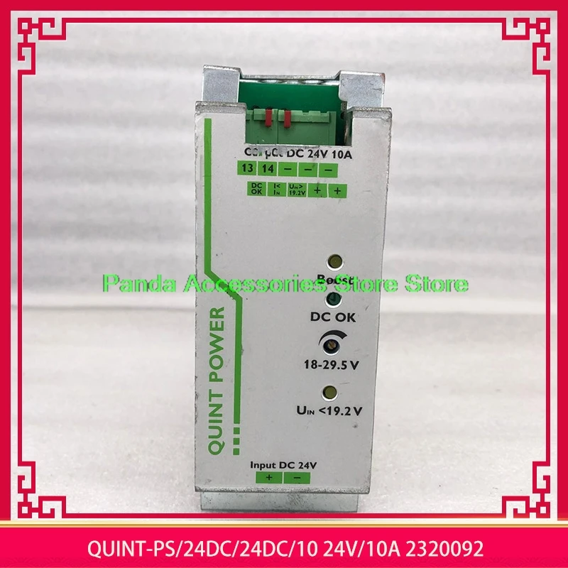 For Phoenix DC/DC Converter Power Supply QUINT-PS/24DC/24DC/10 24V/10A 2320092 High Quality Fully Tested Fast Ship