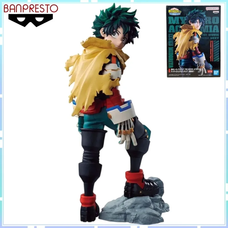 

Оригинальная коллекционная фигурка Banpresto My Hero Academia: Изуку Мидория в ветровке (боевой стиль), призовая аниме-фигурка, настольное украшение