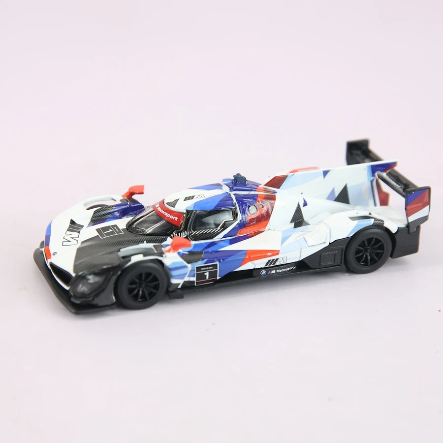 CCA 1:45 BMW M Hybrid V8 Le Mans modello da corsa in lega collezione di lusso ornamenti per auto statici regali di compleanno per bambini