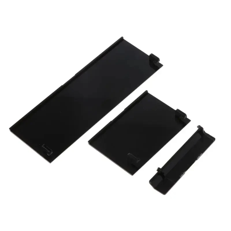 

300set Replacement Memeory Card Door Battery Back Door Cover 3 in 1 Door Covers shell for Wii Console