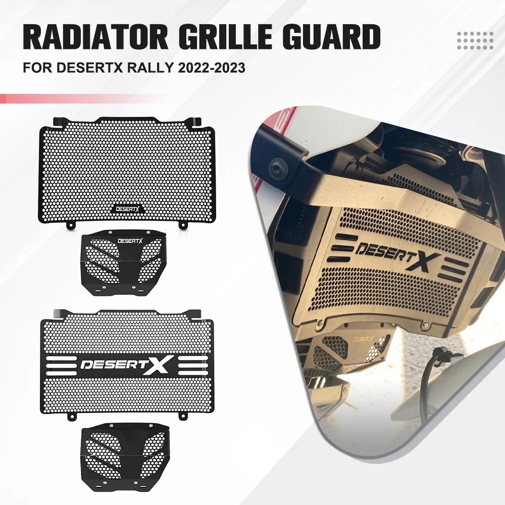 

Engine Cooler Grill Cover For Ducati DesertX Rally 2022-2023 Motorcycle Accessories Radiator Grille Guard Cooler Protection Part