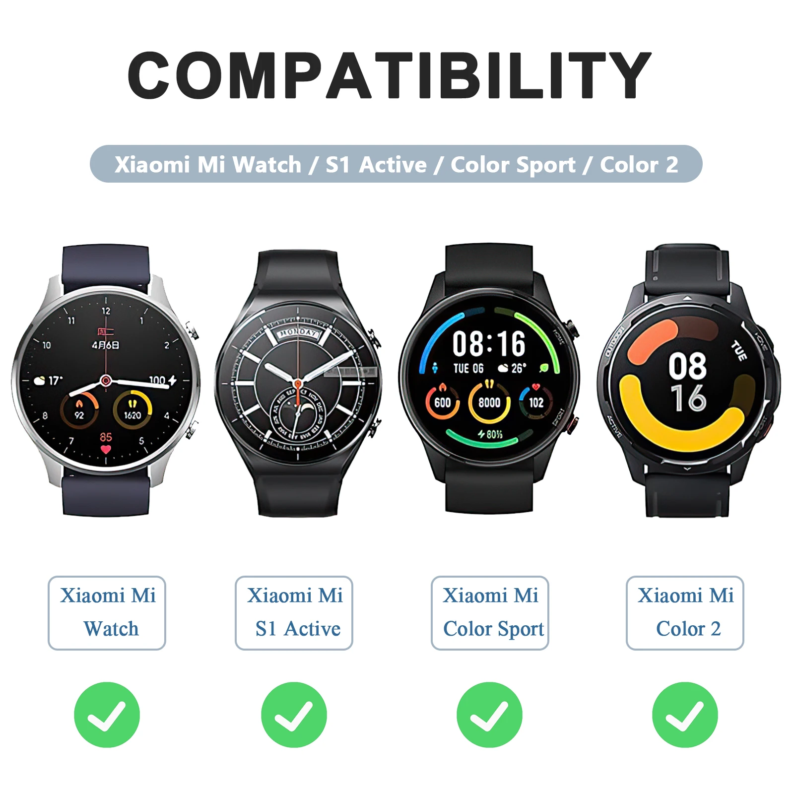 Ładowarka dokująca do inteligentnego zegarka Adapter kabla ładującego USB Stojak do Xiaomi Mi Watch/S1 Active/Color 2/Sport Uchwyt Akcesoria do ładowania