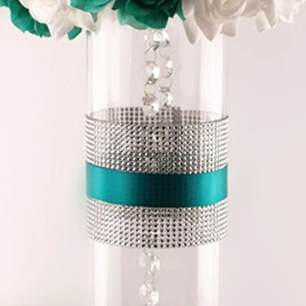 

1 Roll Sparkling Rhinestone Trim Ribbon Diamond Craft Ribbon For Phone Case Gift Box Wedding Decoration Costume Accessories