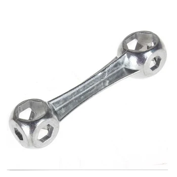 עצם מפתח ברגים רב תכליתי ברגים כלי שרוול 10 ב 1 מיני כיס גודל תיקון נייד תיקון אופניים רכיבה שרוול