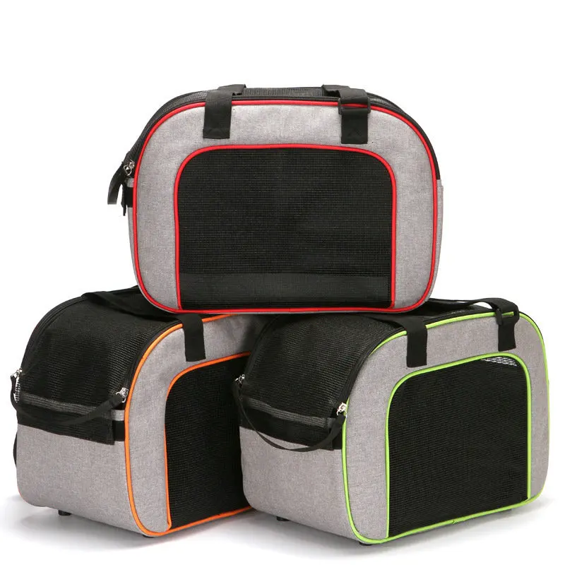 

Classic Cat & Dog Pet Travel Bag Breathable Foldable Zipper Shoulder Carrier Custom Print Pattern Dog Backpack