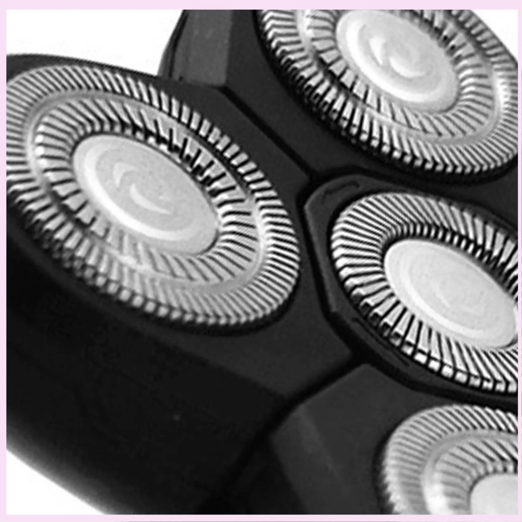 B25B 2 сменных бритвенных головок, электробритва, независимая плавающая головка, водонепроницаемое лезвие из нержавеющей стали