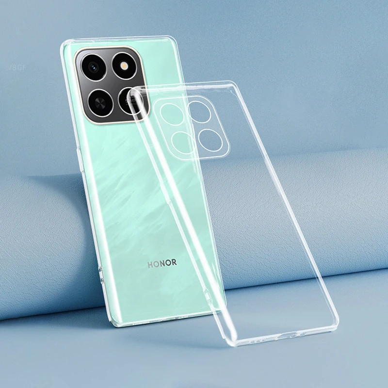 Luxuriöse Schlanke Handyhülle für Honor X7D 400 Smart 5G Weiche Klare TPU Dünne Transparente Stoßfeste Silikon Original Schutzhülle