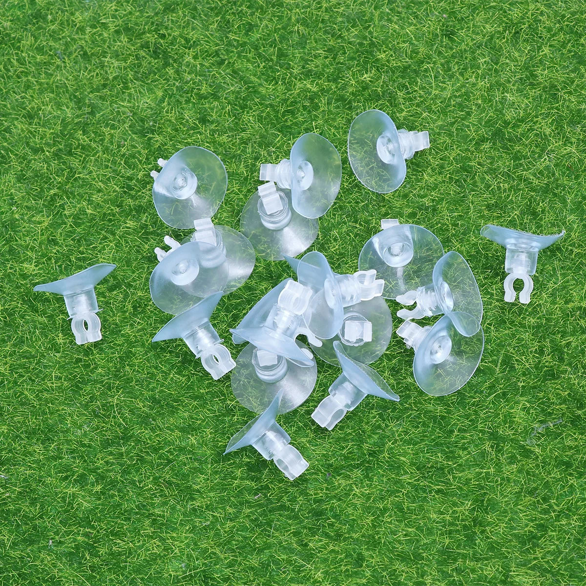 

20pcs Airline Tube Holder Suction Cups for Fish Tank Aquarium 4mm Hose Clip Accessories Easy Install Material