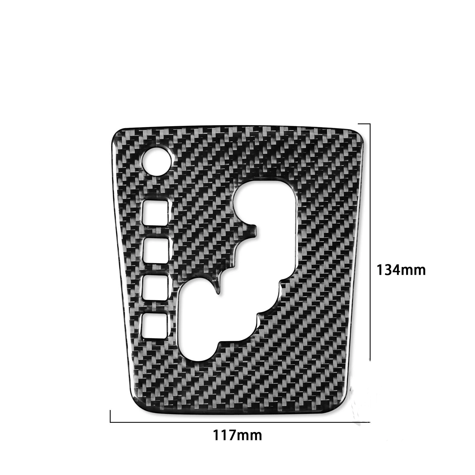Pop Gear Shift Panel Cover Trim Sticker For Subaru Forester 2008 2009 2010 2011 2012 Decal Car Interior Accessories Carbon Fibe