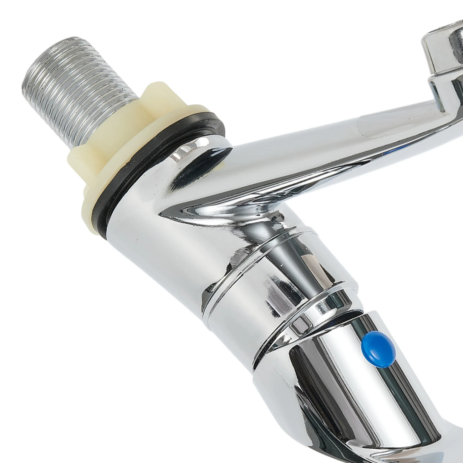 Chrome Single Handle Hole Bathroom Basin Faucet Single Cold Sink Water Tap Lift Up Small Handle Basin Faucet New