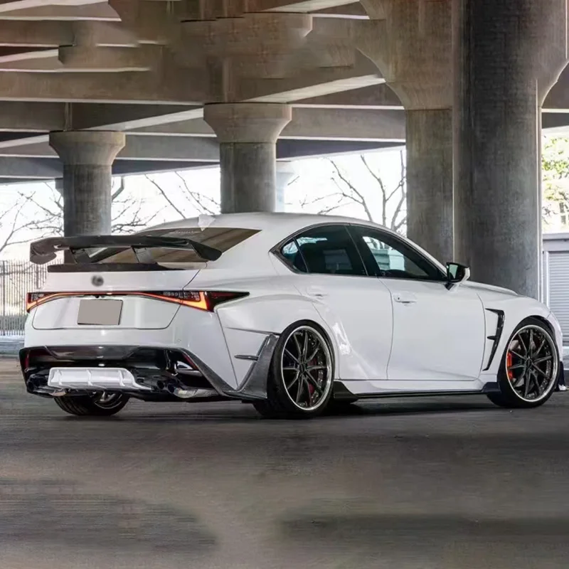 For Lexus IS IS250 IS300 IS350 2022 2023 2024 Car Styling Carbon Fiber Rear Trunk Boot Duck Spoiler Back Windshield Wing