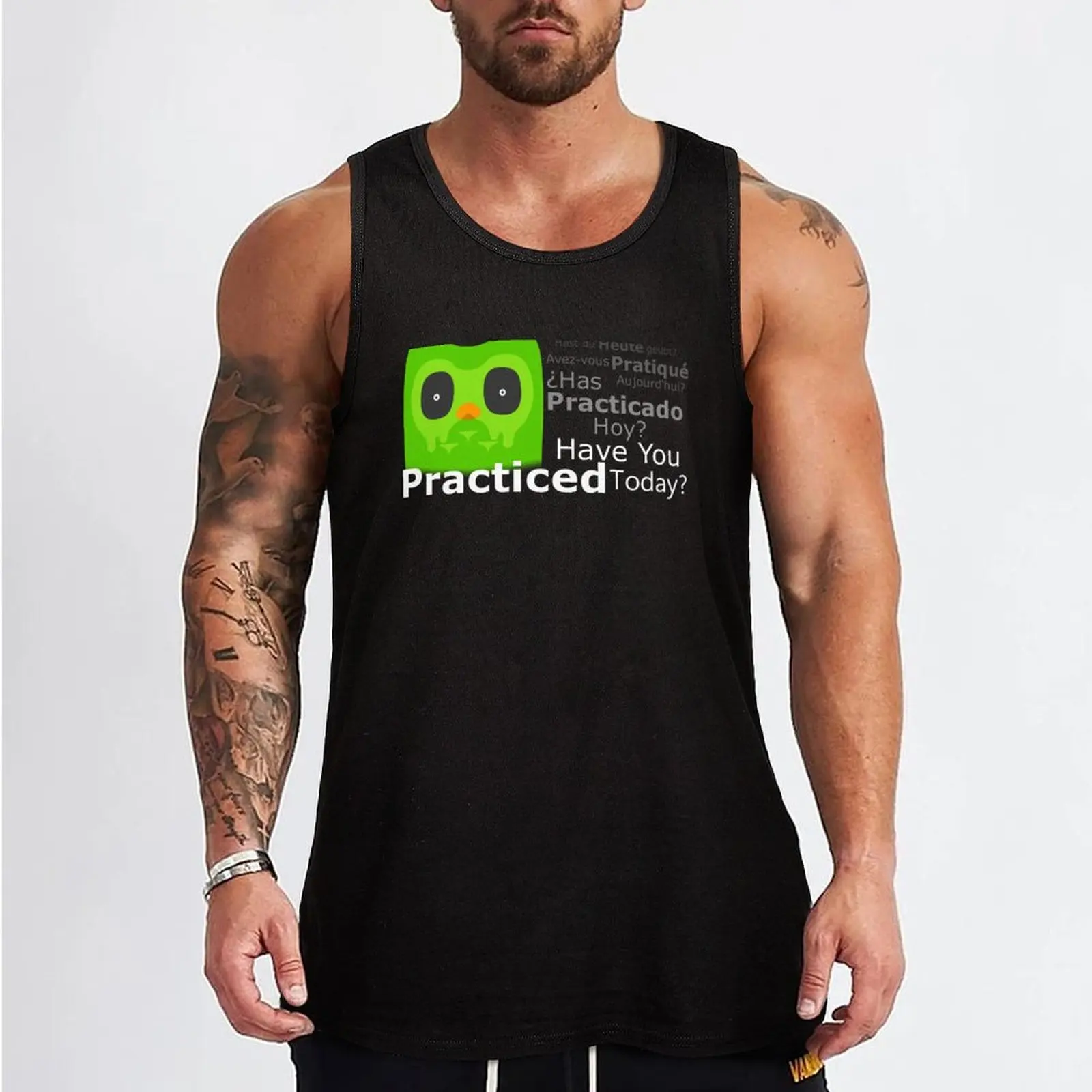 Duo Needs You to Practice (White Text) Tank Top summer clothes men 2025 bodybuilding t-shirt Gym man