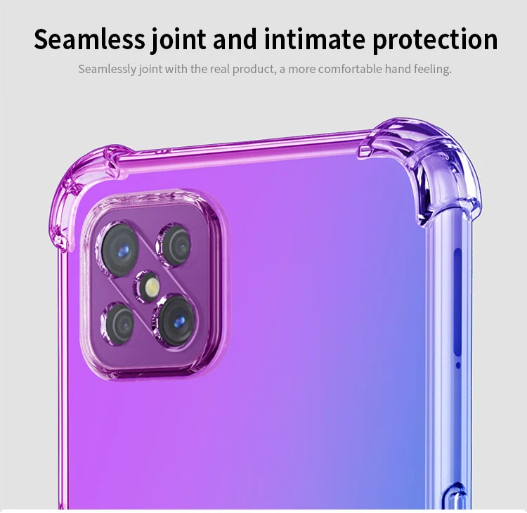 OPPO Reno4 Z 5G Case,Shockproof Slim Ultra-Thin Flexible TPU Soft Silicone Anti-Drop Phone Cover Reno4 5G 4G SE Lite Pro