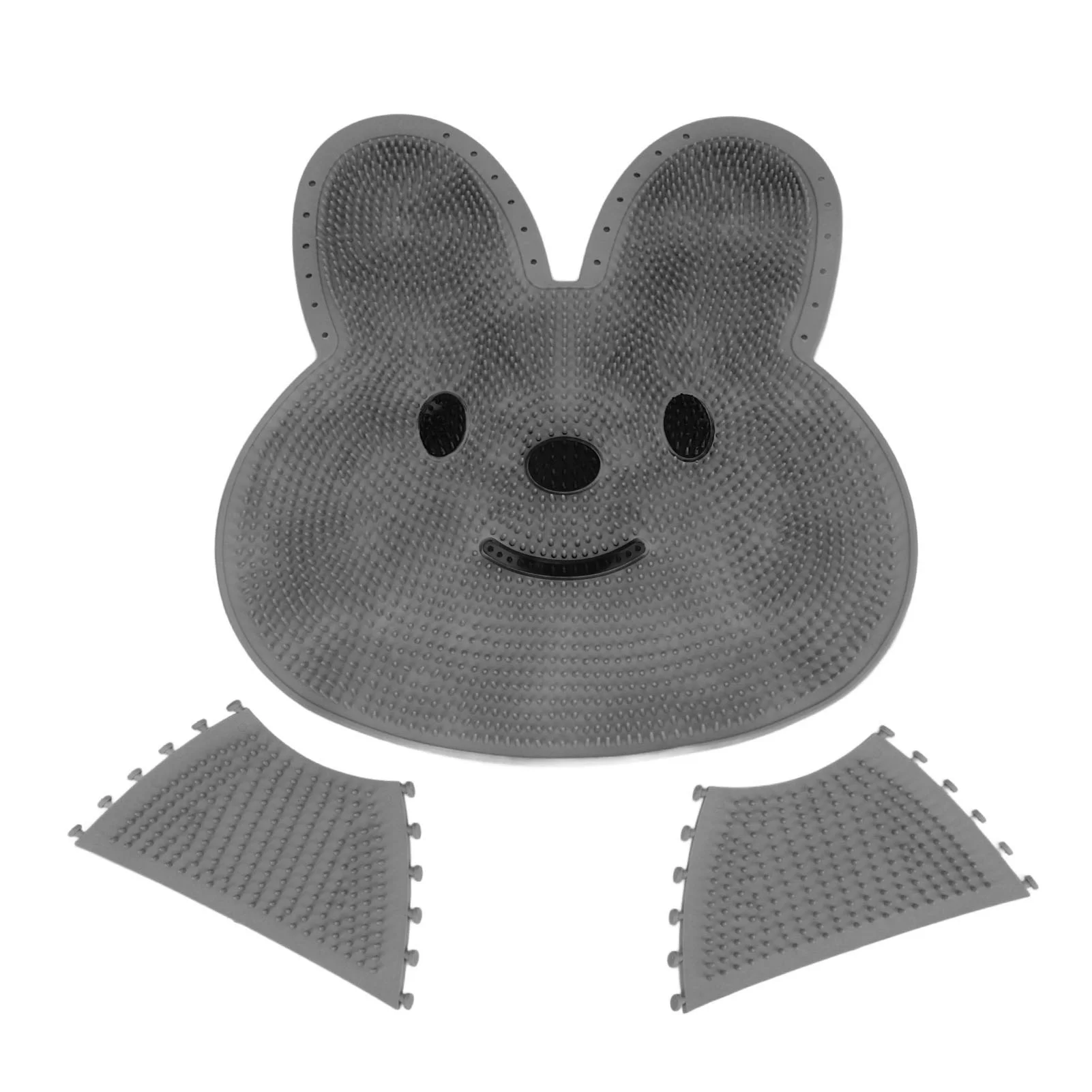 Foot Scrubber Mat Silicone Anti Slip Relieve Fatigue Remove Dead Skin Foot Cleaner Massager Pad for Shower