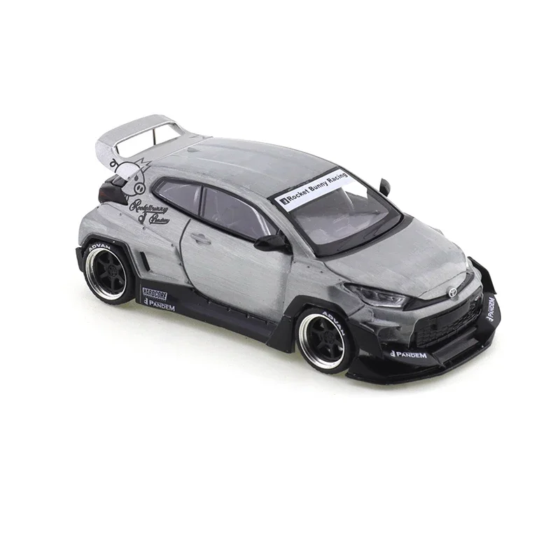 XCARTOYS POPRACE alliage 1/64 Toyota GR supercar ornement de collection, modèle de voiture de course de vernis Yaris InWeibo
