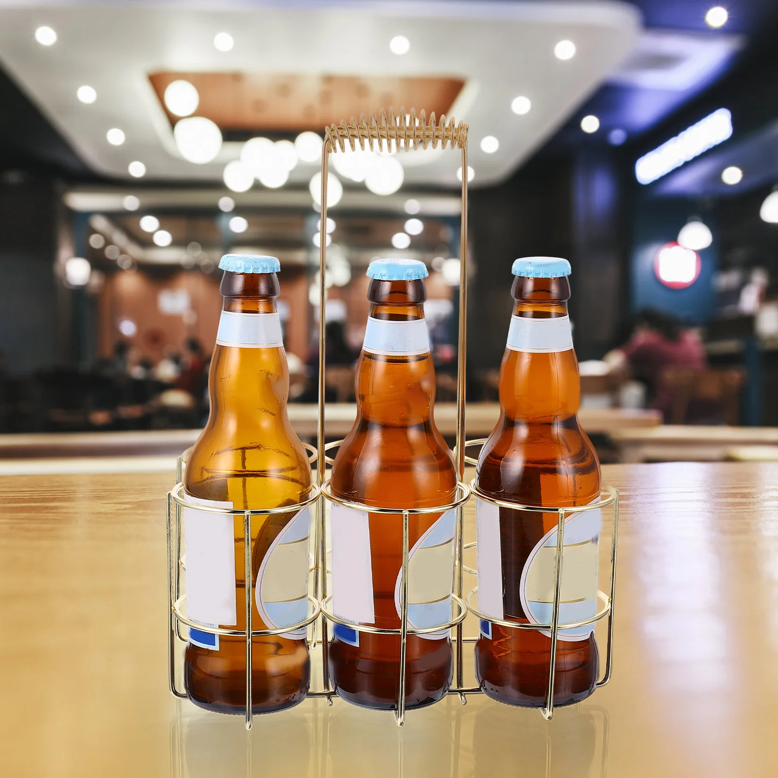 حامل زجاجات البيرة، حامل ناعم الملمس، مقبض قوي، زجاجات نقل المتجر، أداة عملية، سلة تخزين البيرة أسهل للحياة