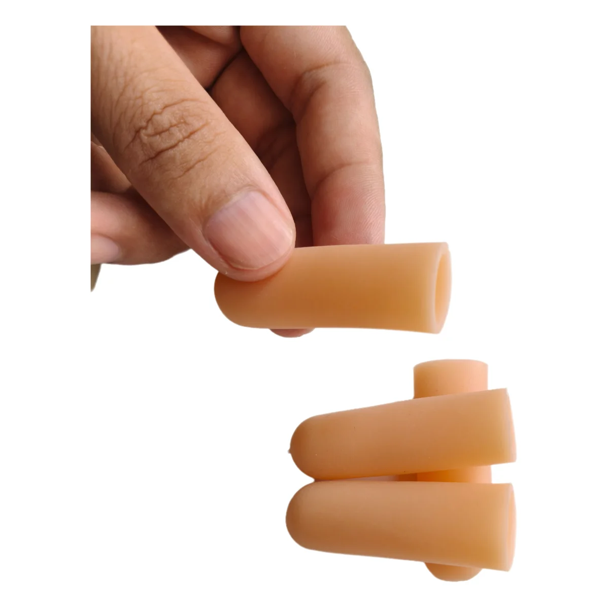 1/100Pairs Silicone Gel Foot Finger Protector Cover Soft Cut Toe Cushion Tubes Sleeves Anti-Friction Prevents Blisters Foot Care