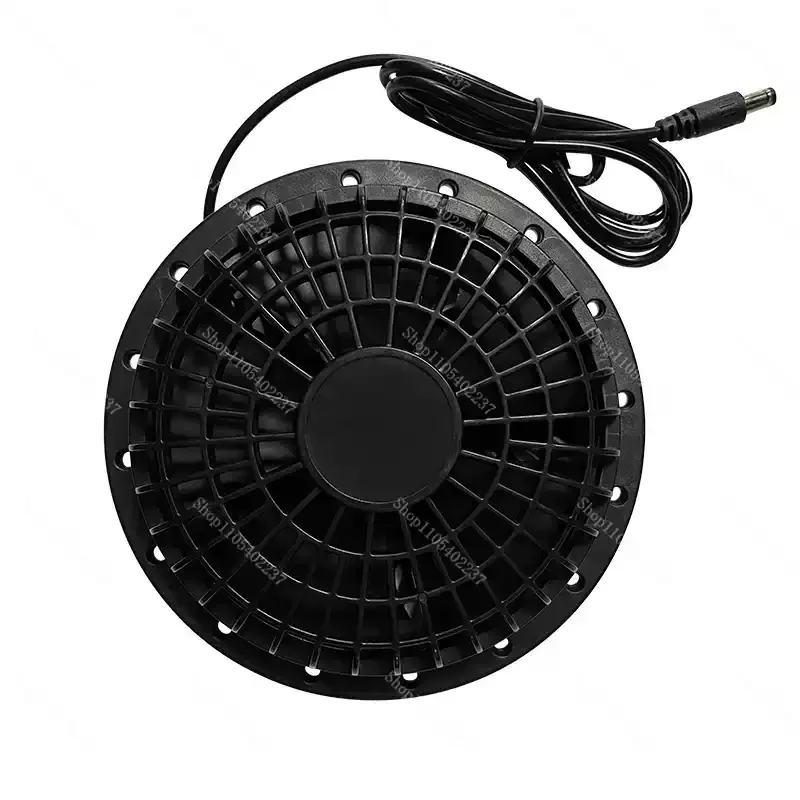 12V 5.2A 15cm Cartoon Inflatable Panda Round Air Cooler Fan
