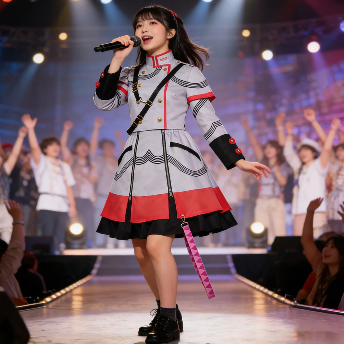 

Teto Kasane Cosplay Costume Virtual Singer Outfit Anime Halloween Carnival Stage Performance Dress Full Set