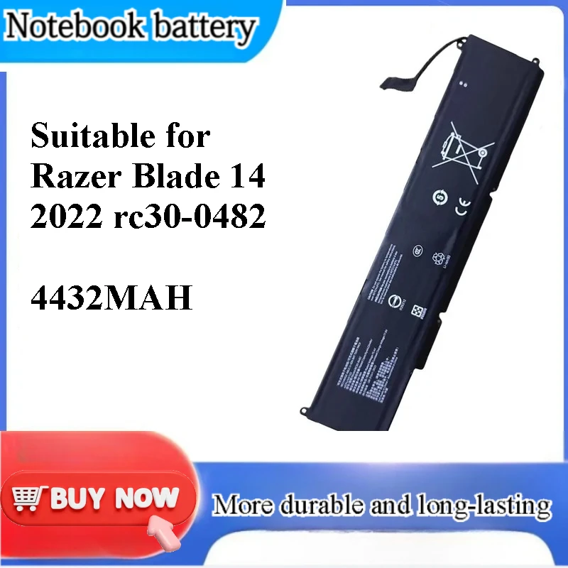 for Razer Spirit Blade 14 2022 rc30-0482 Laptop Battery Replacement High Capacity Rechargeable Li-ion Power Supply for
