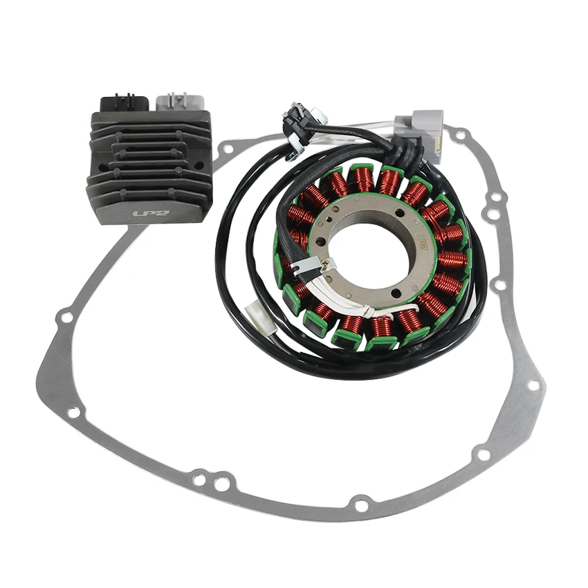 Passend für Yamaha XVS950A XVS950CT V-Star XVS950C XVS950 XVS950CR SCR950 Racer Bolt R-Spec Regulator Magneto Stator Coil Gasket Ki – Detail 5