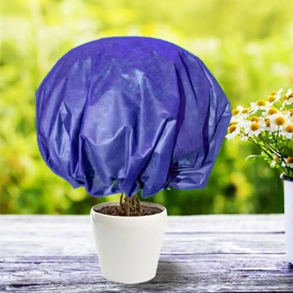 0.95 oz. Dia 10 ft. Dark Blue Plant Cover for Frost Protection Outdoor Freeze Protection (2-Pack)