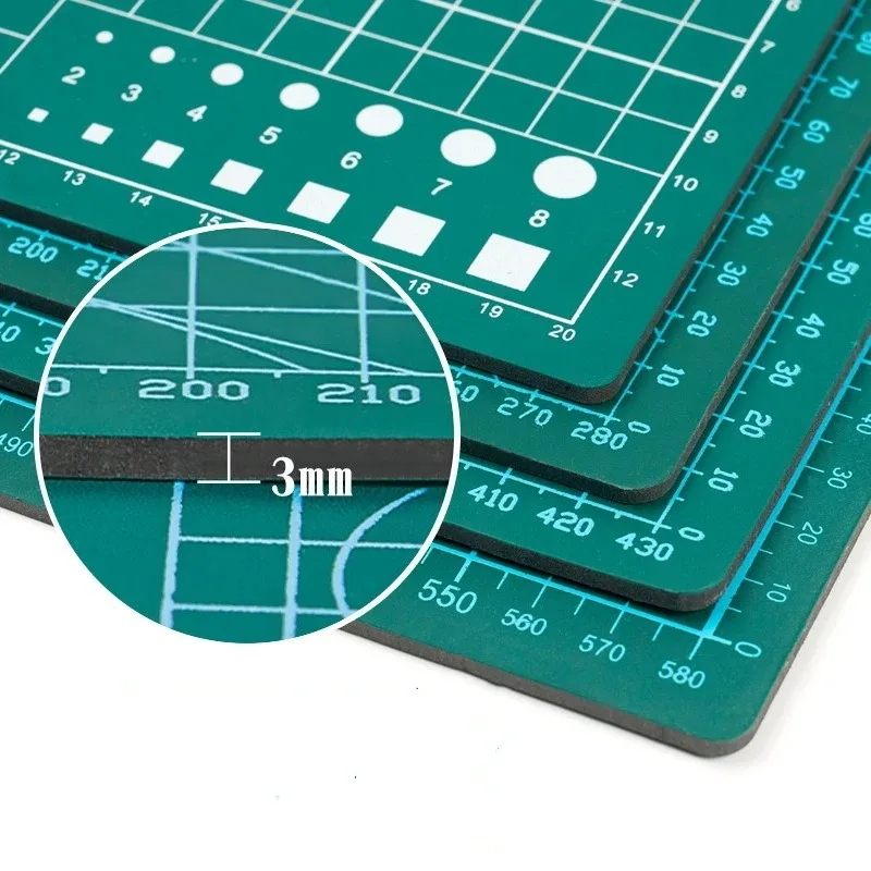 A2 A3 A4 A5 Mata do cięcia PVC Dwustronna samonaprawiająca się deska Narzędzia do patchworku Zestaw noży do cięcia DIY Manual Craft Artist