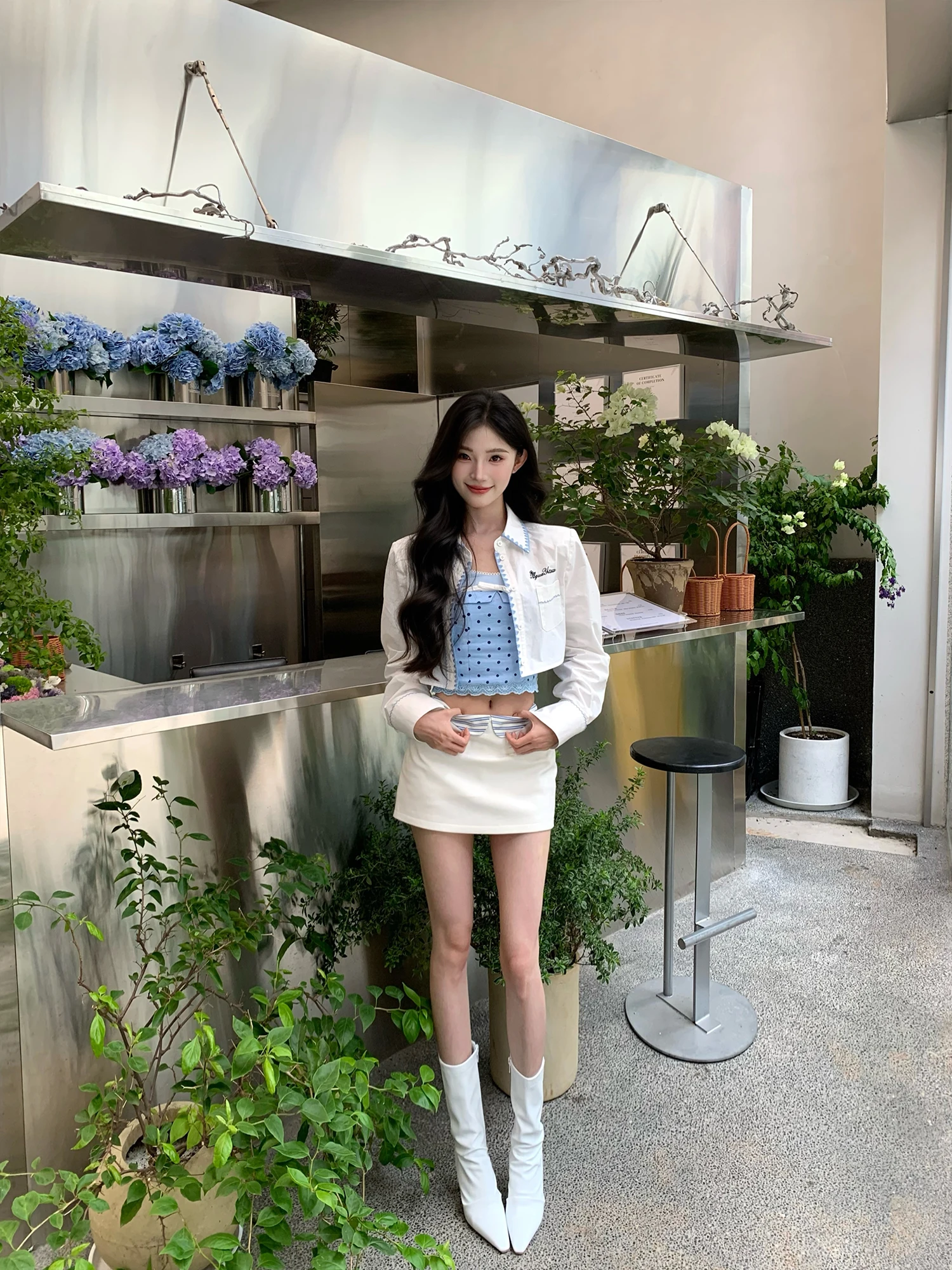 

Новая летняя винтажная короткая юбка Hot Girl Design для женщин, повседневная облегающая юбка с завышенной талией от One Aa BQ25236