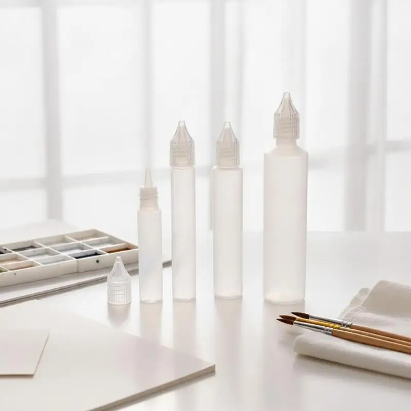 Plastic Empty Pen Shape Squeeze Dropper Bottle 10/15/30/50ML Leakproof for Home Travel Essential Oil Liquid Storage