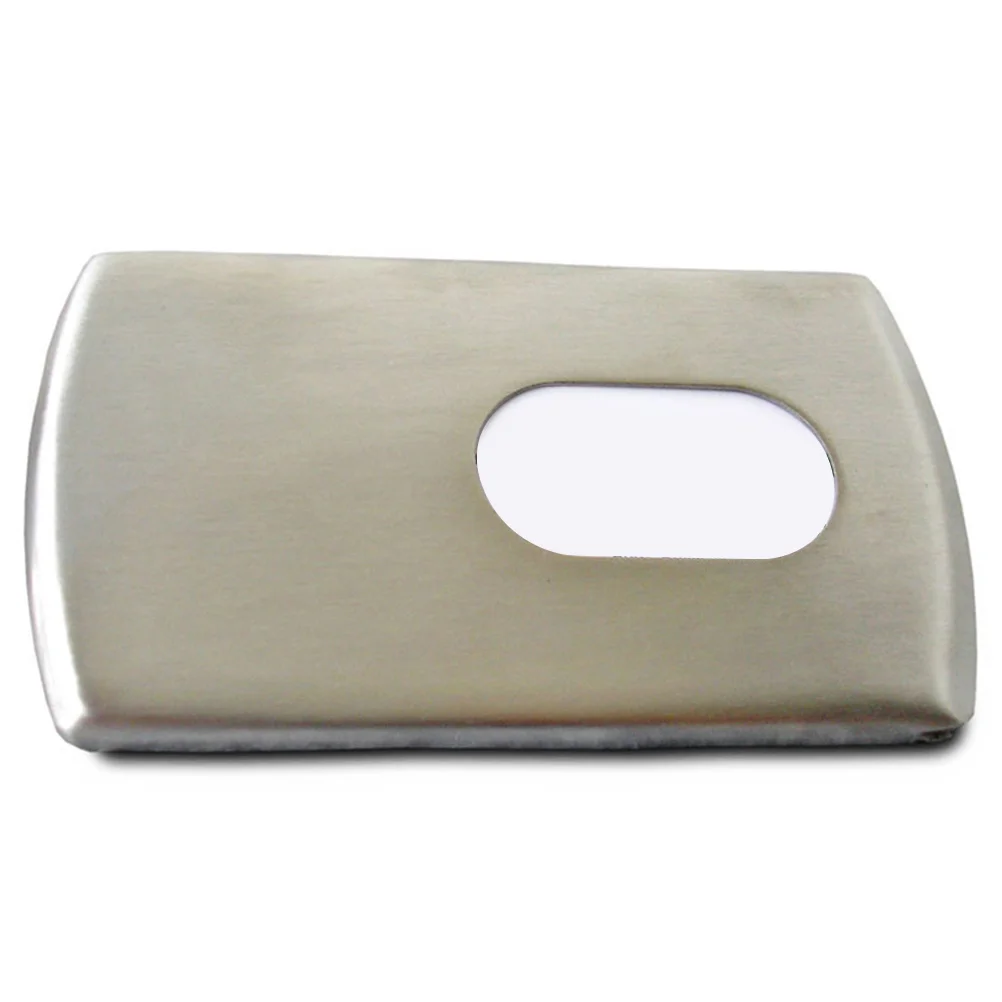 

1Pcs Metal Business Card Case Portable PU Holder for Credit Name Gift Cards Silver Name Holder Business Case