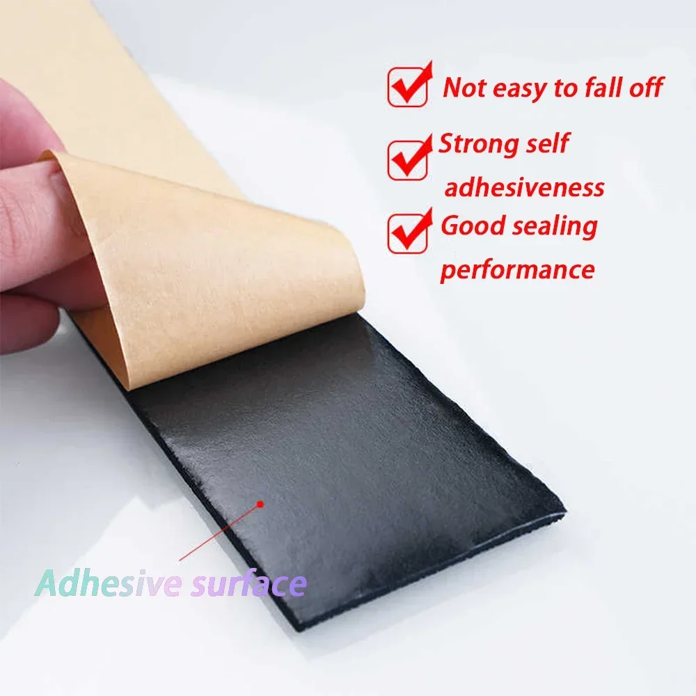 1Roll/10M EPDM Foam Strip Adhesive Sponge Strip Self-Adhesive Rubber Strip Sealing Strip For Cabinets And Electrical Cabinets