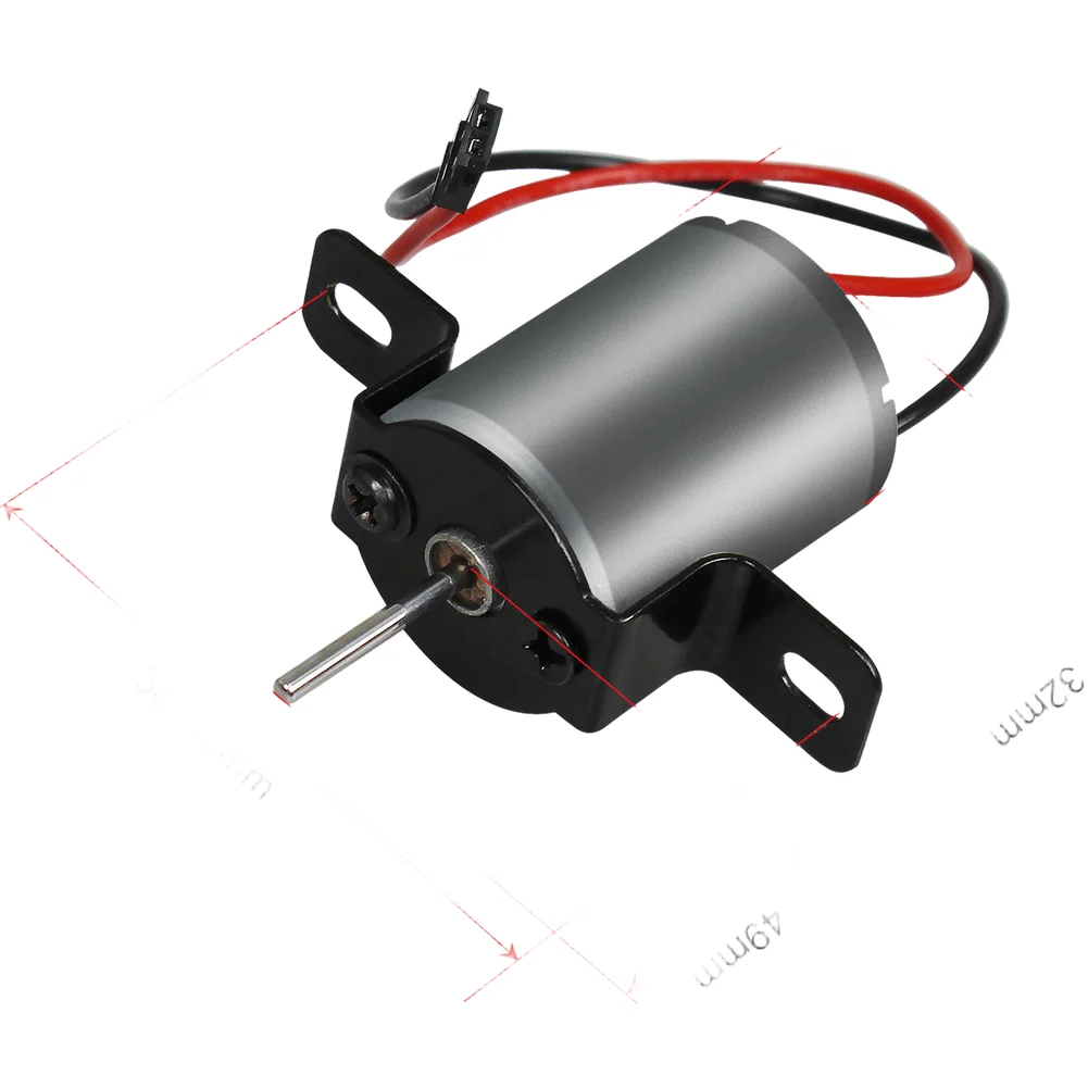 Metal Fireplace Fan Motor Replacement for Standard Type A and B Fireplace Units Supporting For Wood Burning Fireplace Setups