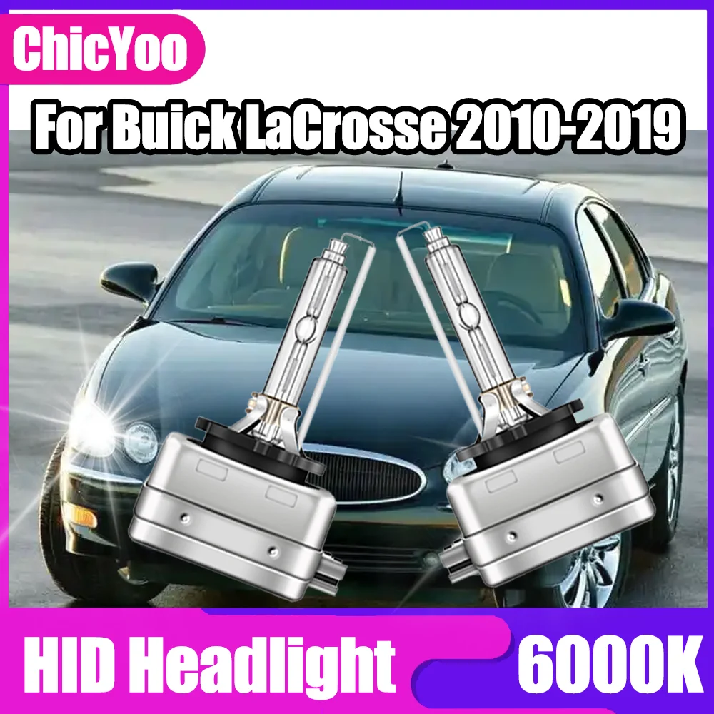 

2PCS Auto Lights High Power D3S HID Xenon Headlight Bulbs 35W Car Headlamps 6000K Super White 12V For Buick LaCrosse 2010-2019