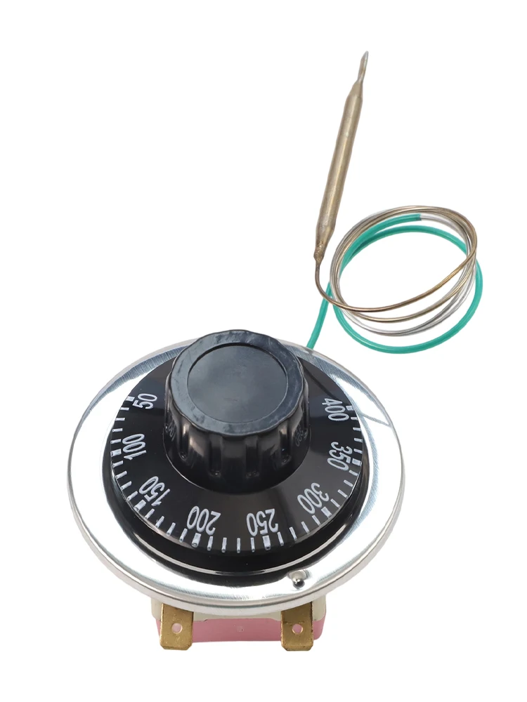 50-400 ℃   تحكم فرن كهربائي ترموستات 250 فولت 16A 5X55 مللي متر التحقيق 70 سنتيمتر طول السلك لسخان المياه الكهربائية