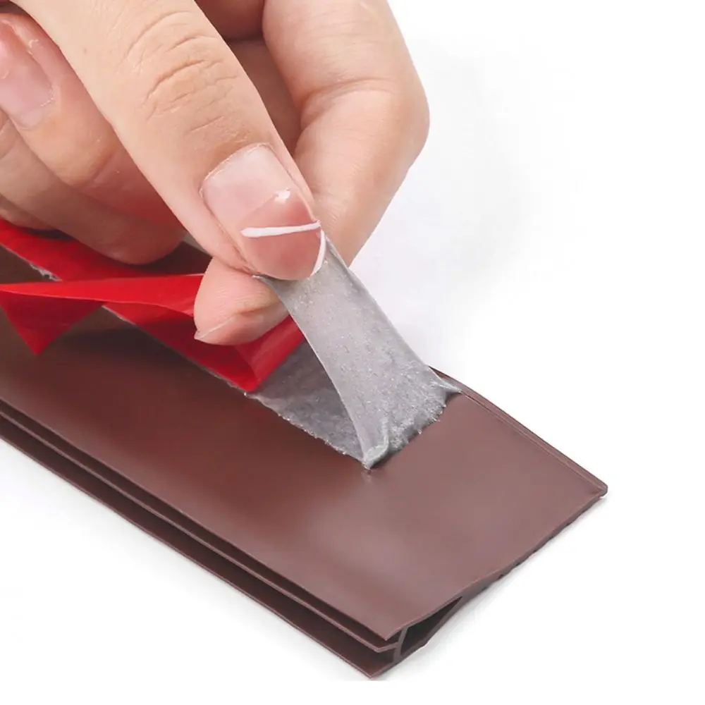 

Durable Windproof Door Bottom Seal Strip SoundProof Self-Adhesive Door Gap Baffle Soft Dustproof Waterproof Seal Strip Bedroom