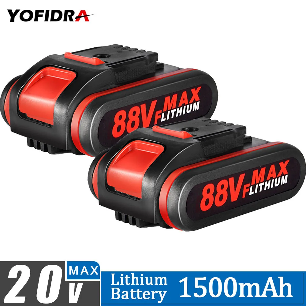 

88VF Rechargeable Battery 7500mAh Lithium Ion Battery For Electric Saw Wrench Cordless Reciprocating Saw for 36VF 48VF 88VF