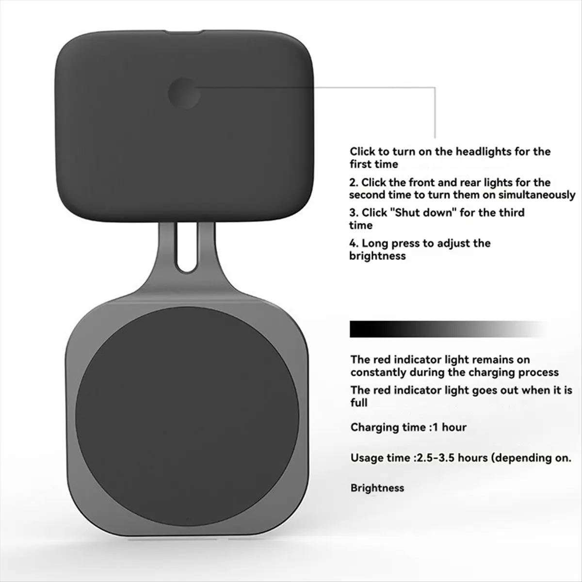 Reading Light for Smartphone Eye Friendly Warm Light Portable Night Lamp for Reading Gaming Tool Magnetic Adhesive Lamp