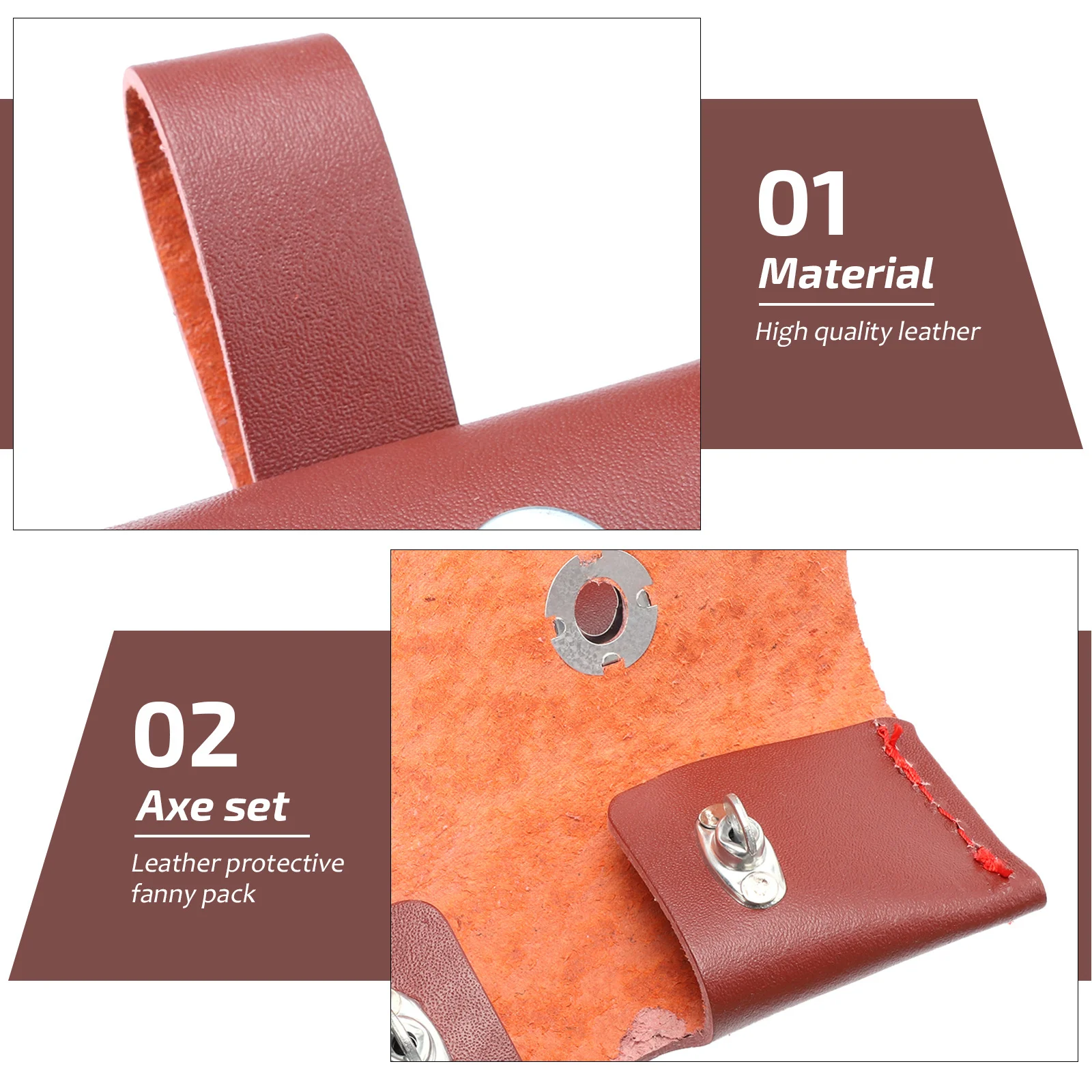 

1Pcs Axe Sheath Hatchet Head Protective Cover Safety Case Portable Camping Tool Hatchet Head Protect Cover