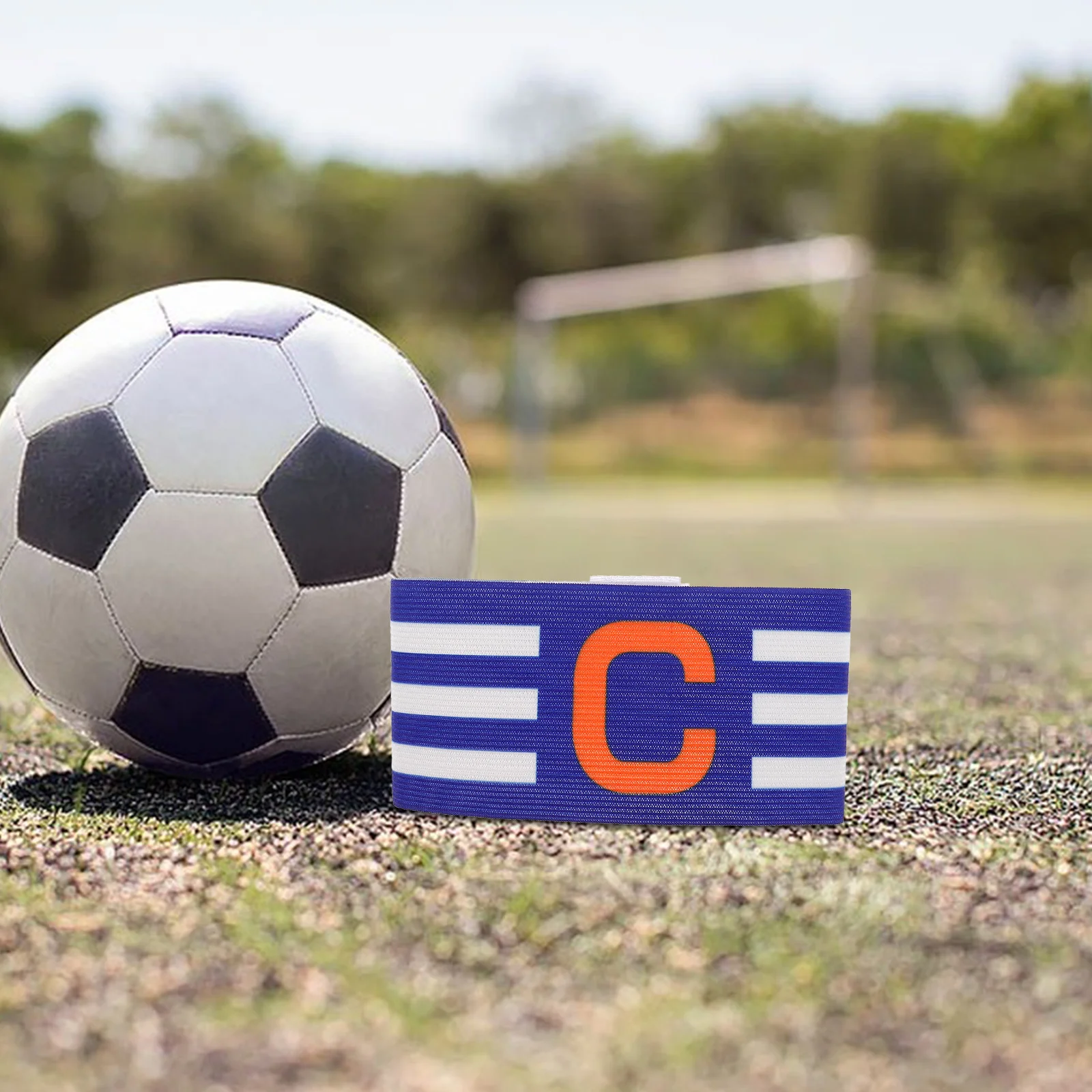 

2pcs Captain Football Comfortable Sports Leader Armband Accessories Soccer Armband For Adults Leader Band