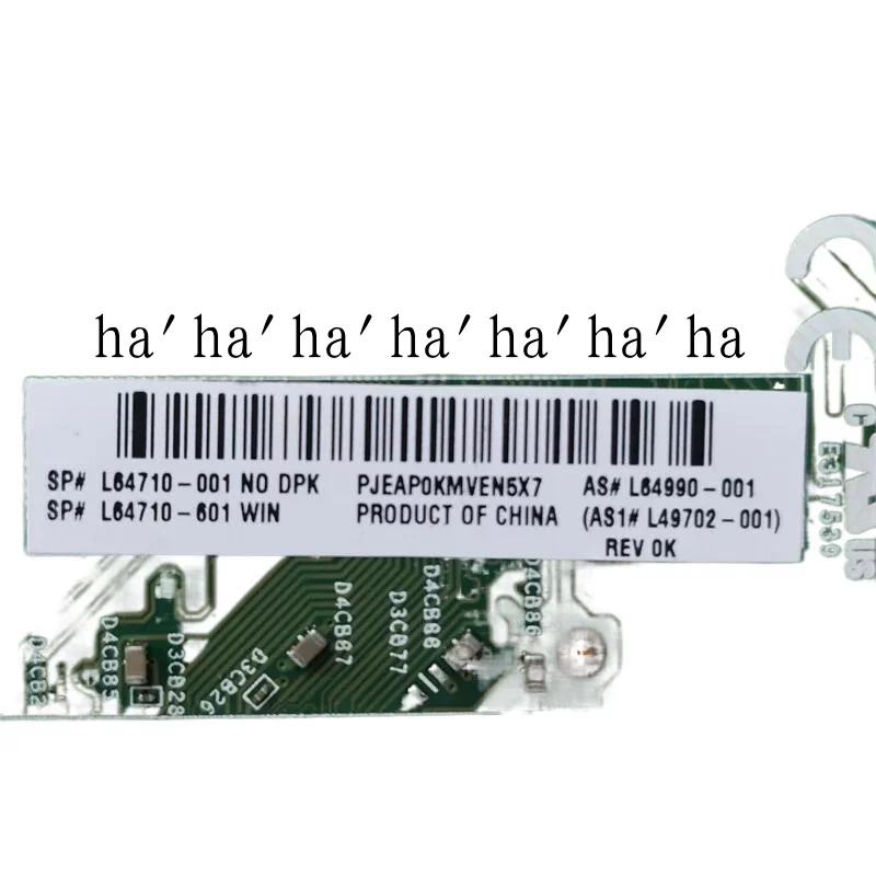 HP 프로데스크 600 G5 SFF 9세대 마더보드용 WYORESY L64710-601 L64990-001