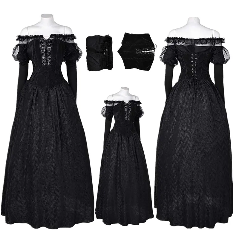 Delores-Costume Cosplay pour Femme Adulte, Robe Rétro Fantaisie, Tenues Corset, Halloween, Carnaval, Déguisement, ixTrempée