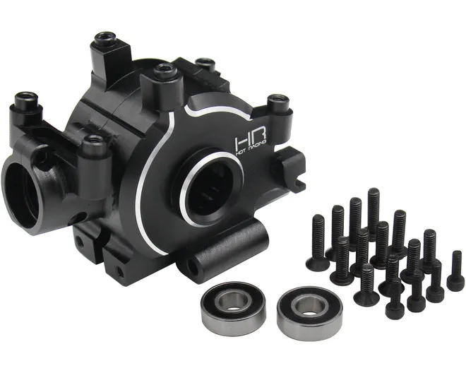 Hot Racing Alum Front Gearbox Bulkhead w/ 8x19x6 Bearing Rep LOS252074 for 1/6 Losi Super Baja Rey/Rock Rey