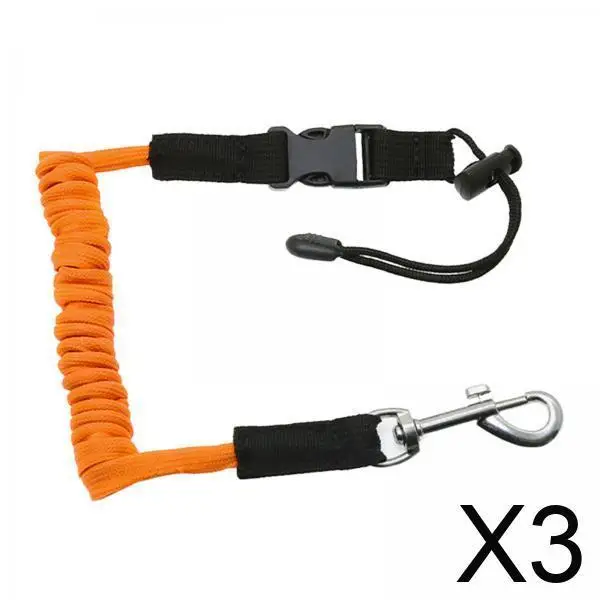 Lanière de maintien de pagaie de Kayak extensible, Clip à boucle en métal pour accessoires de bateau de canoë, planches à pagaie de Rafting